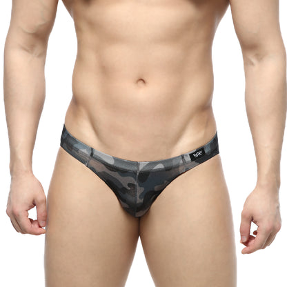 [M2W] Gray Camo Hip Brief (5103-93)