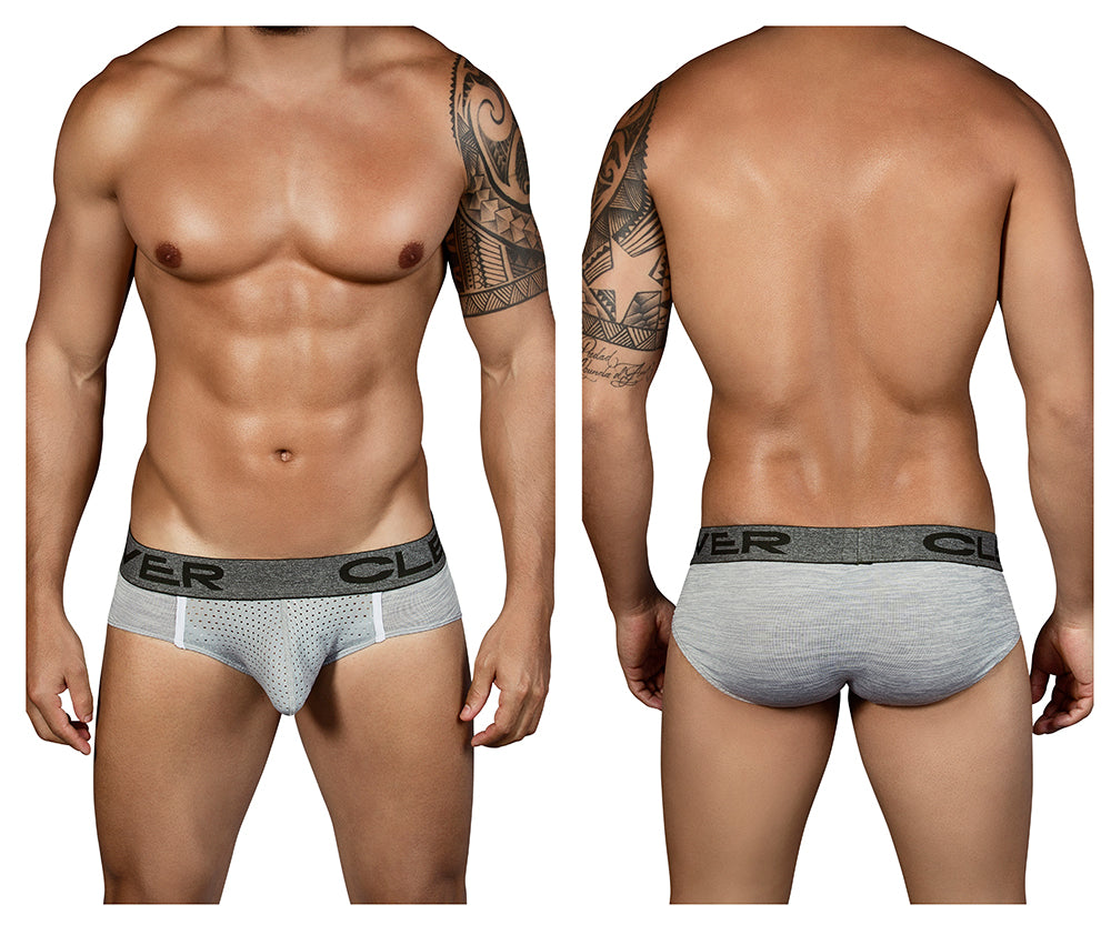 [CLEVER] Mottled Latin Briefs Grey (5315)