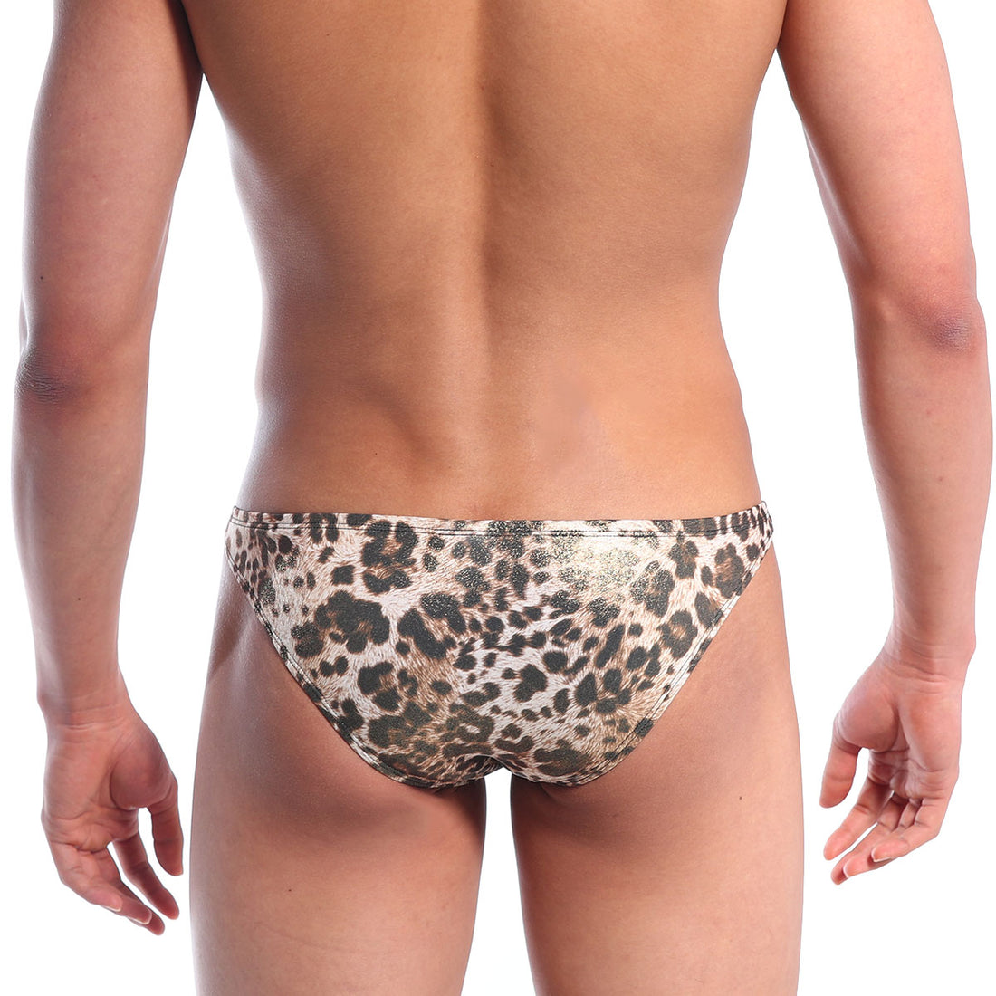 [M2W] Metalic Leopard Gold Bikini (6003-60)