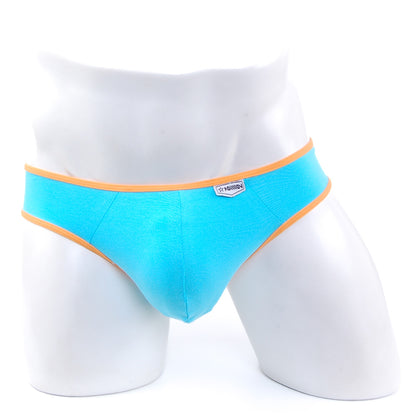 [M2W] COTTON HALF-BIKINI THONG TEAL (7002-07)