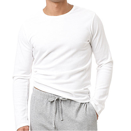 [Calvin Klein] Textured Cotton Modal Long Sleeve Crew (M9379)