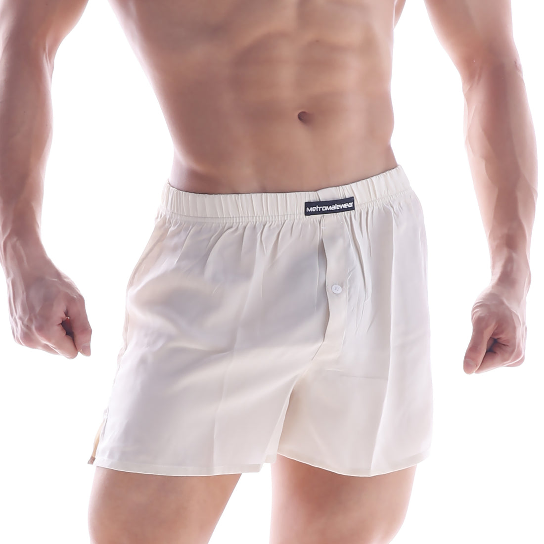 [M2W] Silk Satin Boxer Nude (S33-01)