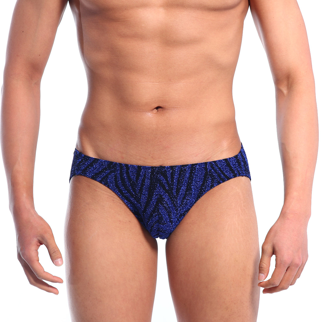 [POSINGWEAR] Royal Blue Zebra Posing Suit